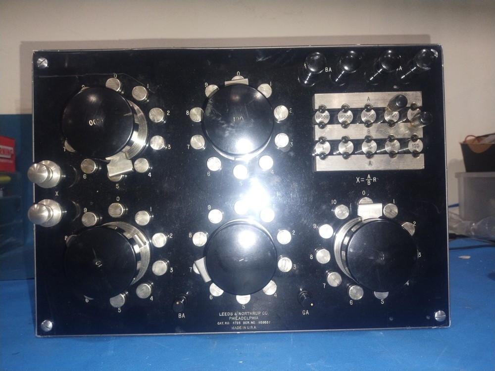 Leeds & Northrup Wheatstone Bridge model 4725 nice!!!