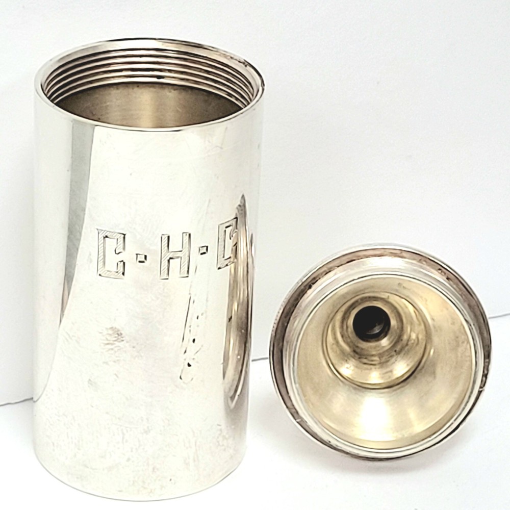 Tiffany Sterling Silver Perfume Bottle Vanity Mono