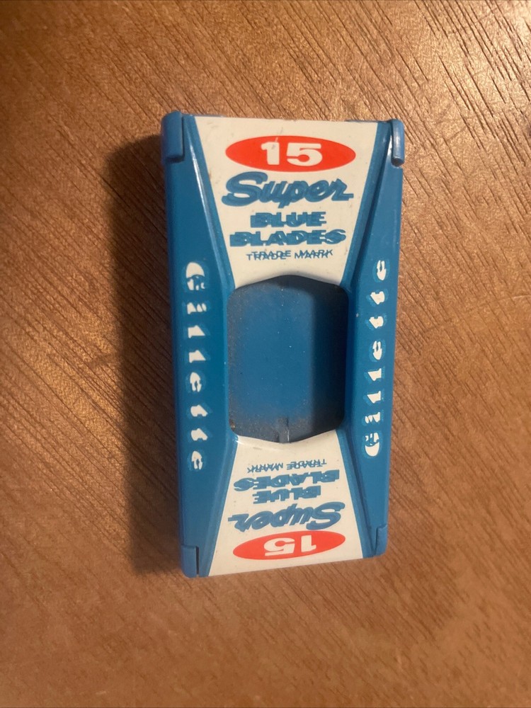 Gillette Super Blue Blades Dispenser Empty