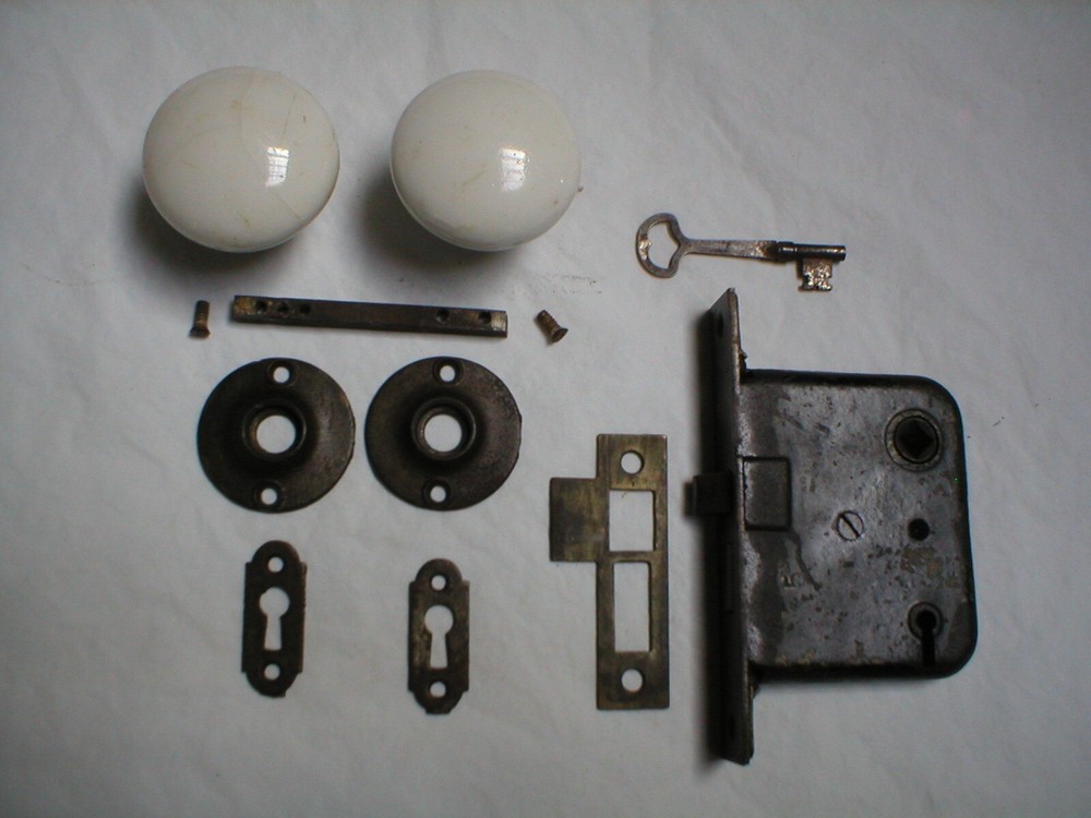 Antique Victorian Era Door Hardware