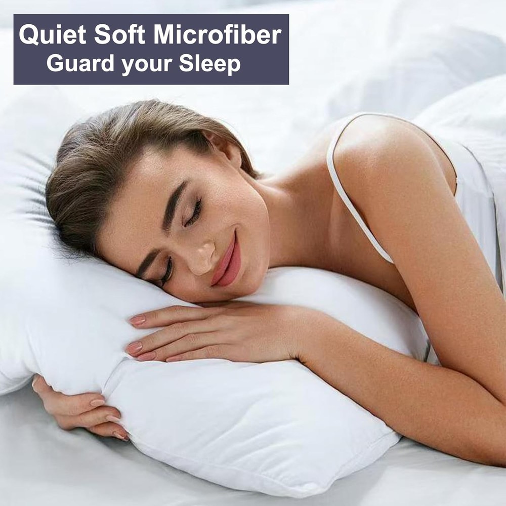 Queen Size Microfiber Pillowcases Bulk White