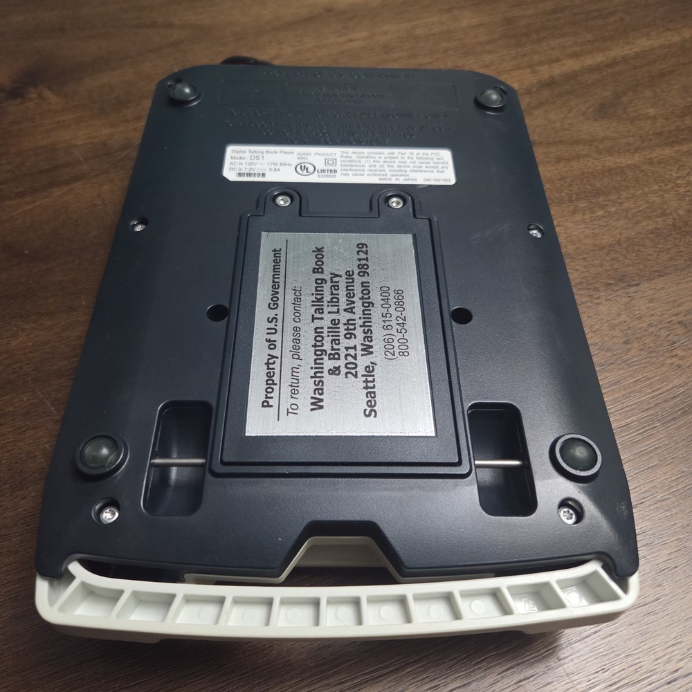 Digital Talking Book Player w/ Power Cord - Tested