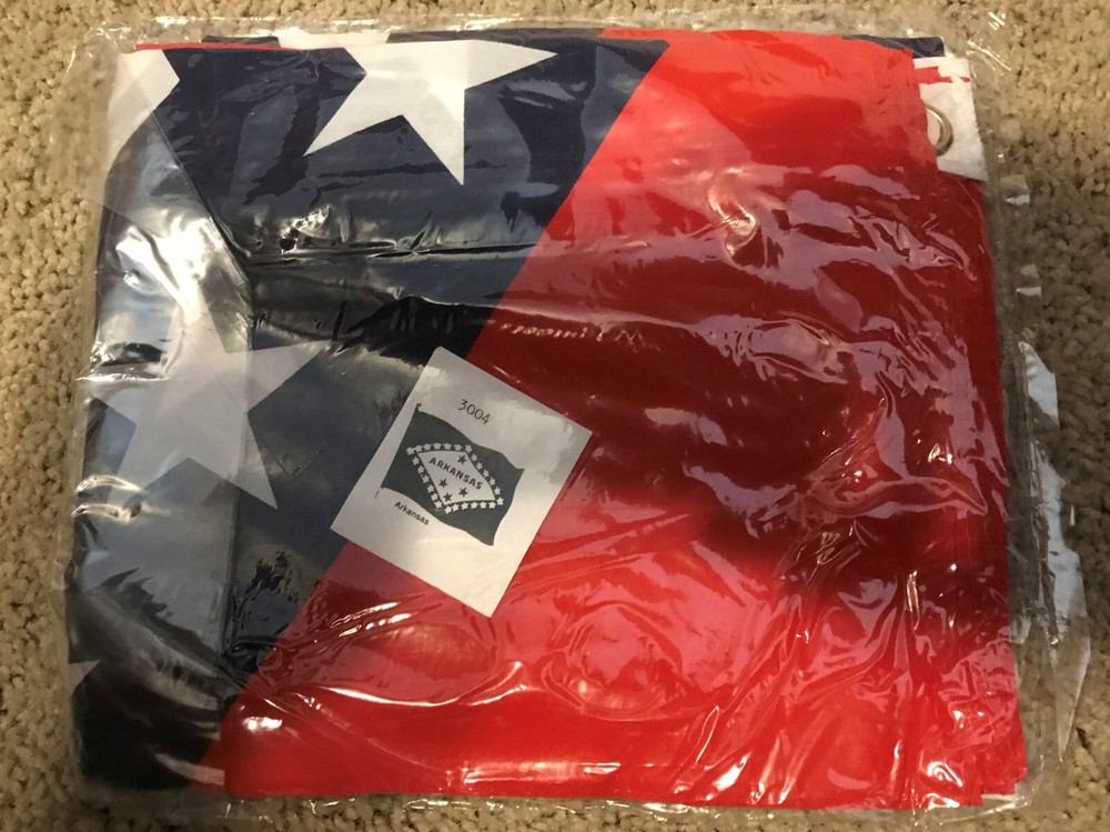 NEW 3' x 5' Arkansas State Flag