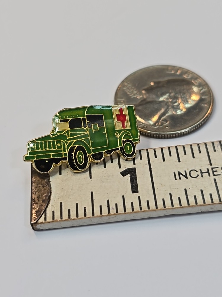 Army Ambulance Lapel Pin