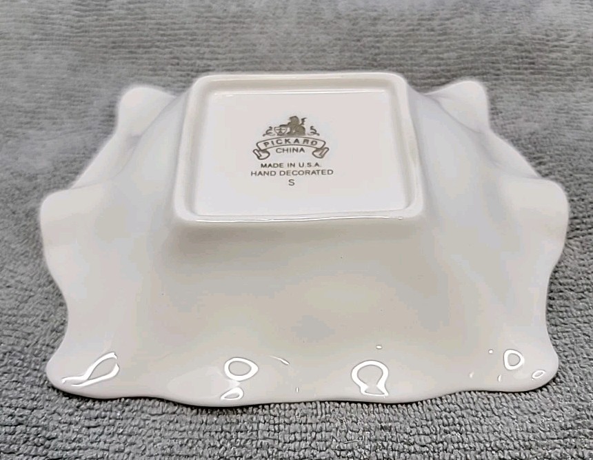 Floral Pattern Ashtray By Pickard - 5"