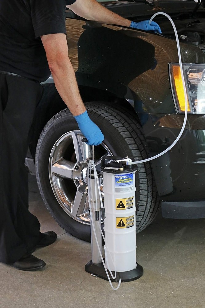 2.3 Gallon Fluid Evacuator & Dispensing Pump, Portable with Push Button Control