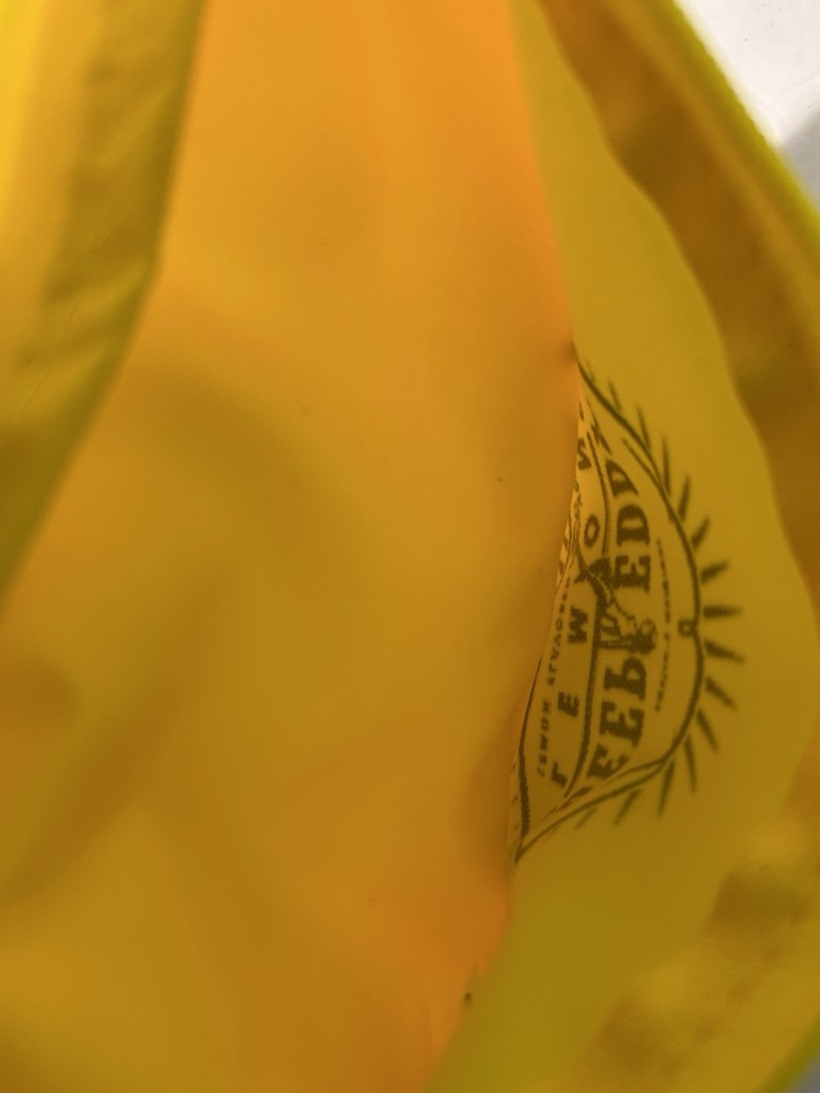 FC4 Deep Eddy Lemon Vodka Bright Yellow Canvas Fanny Pack Front & Back Zip