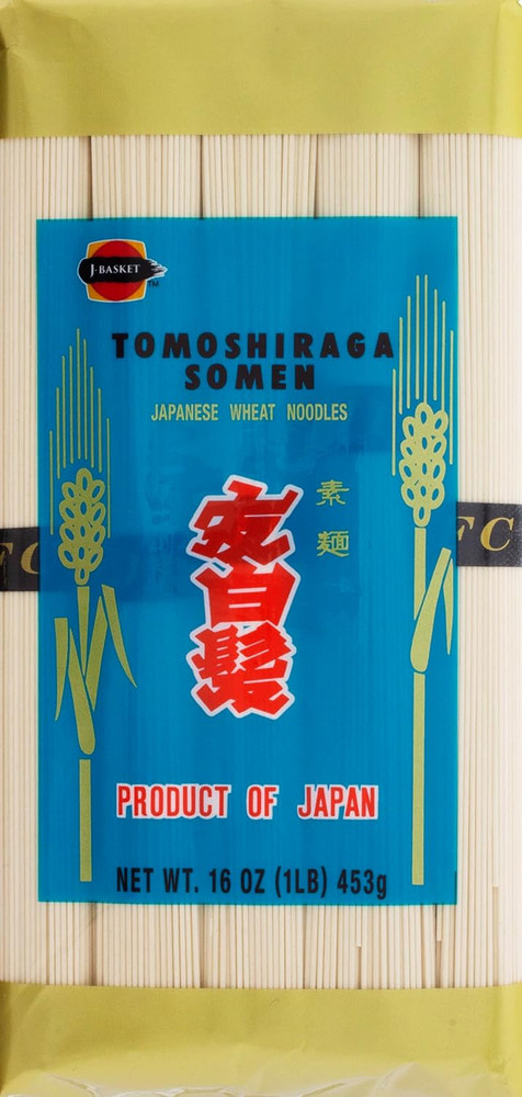 , Noodle Tomshiraga Somen, 16 Ounce