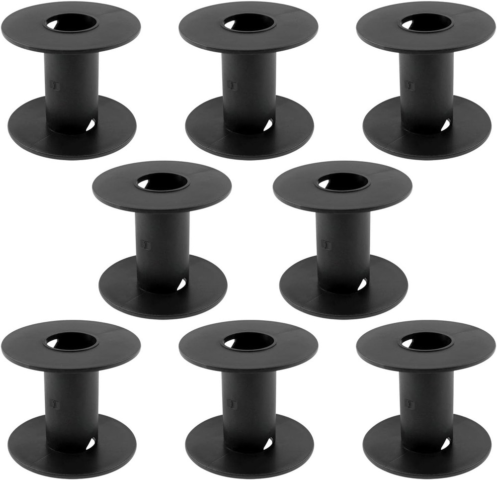 Plastic Spool Empty Plastic Spool 71Mm/2.8Inch Empty Spools Black -8PCS