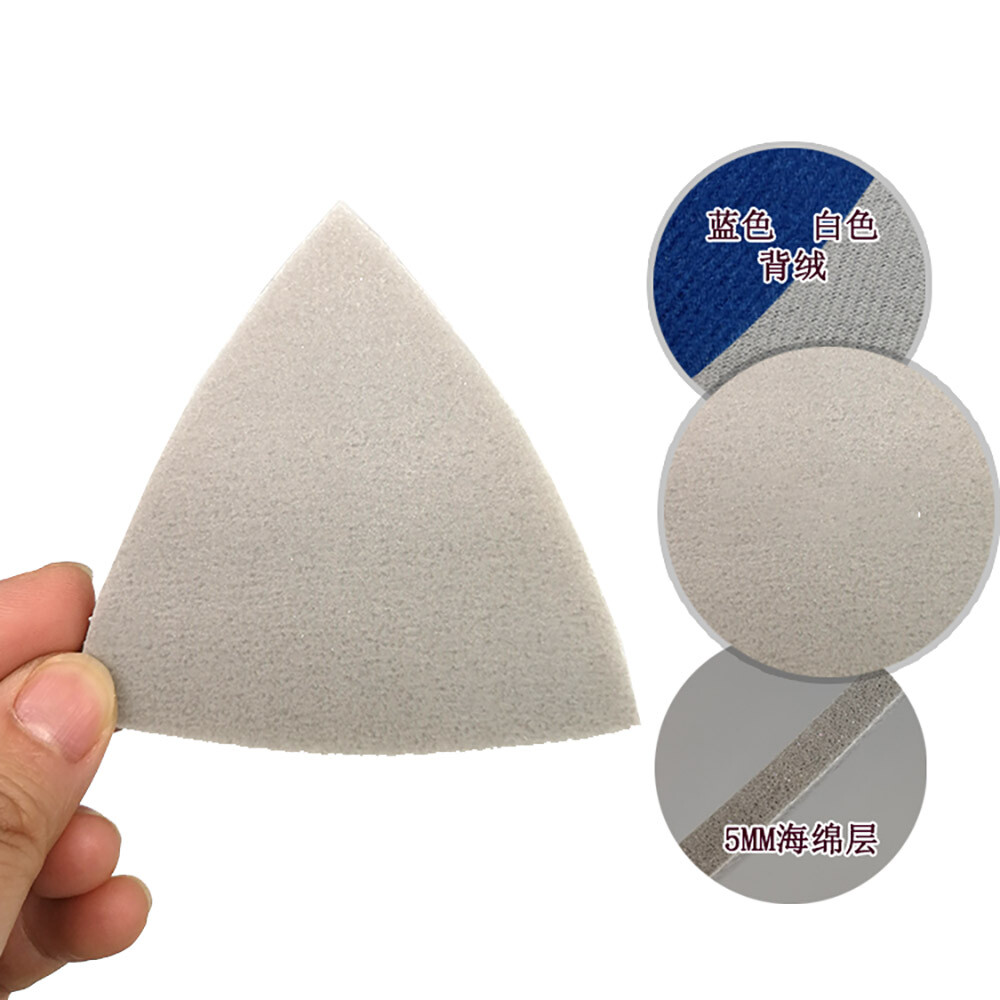 300-3000Grit 80mm Mouse Sanding Sheets Triangular Sponge Sander Pad Wet Dry Sand