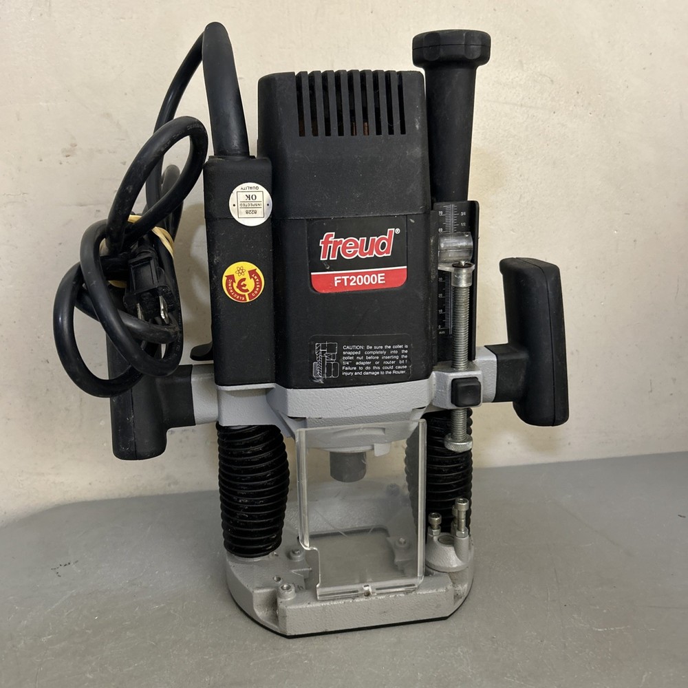 Freud Variable Speed Plunge Router Model FT-2000E tool professional Table Mount