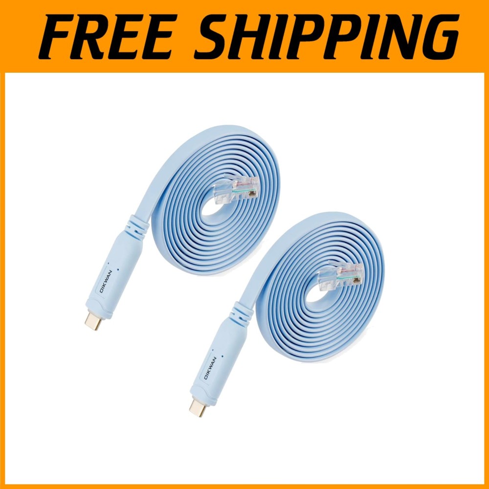 USB-C Console Cable 2-Pack for Cisco Routers