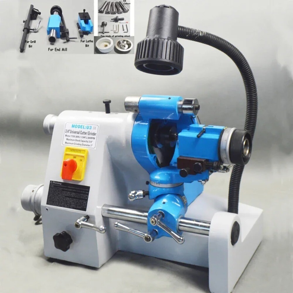 220VChuck Type Universal Tool Sharpener End Mills Drill Tools Sharpening Tools