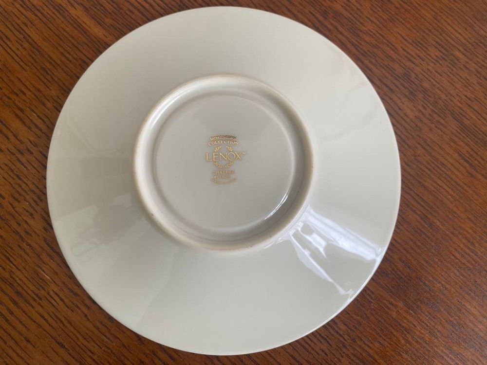 Lenox Chateau Cup Saucer 4 Set