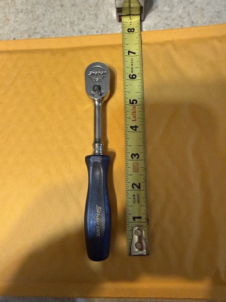 Snap On 1/4" THLD72 BLUE Hard Handle Ratchet