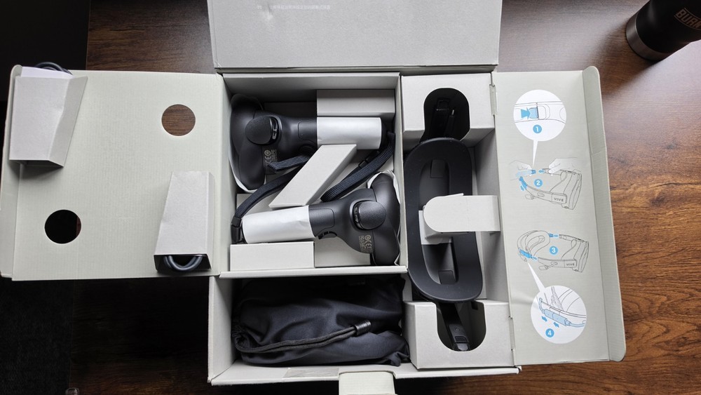 HTC Vive XR Elite VR Headset with controllers
