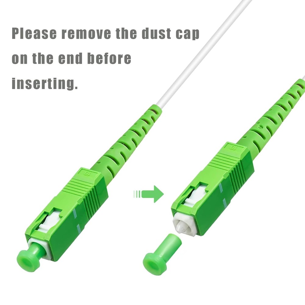 Armored fiber optic patch cable single mode internet cord