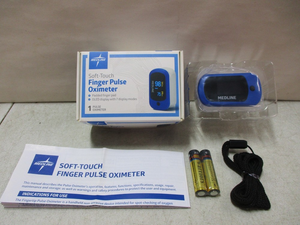 Medline Soft Touch Finger Pulse Oxy Meter