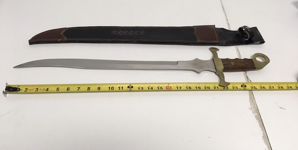 27” Leather Case Sword 440SS USA