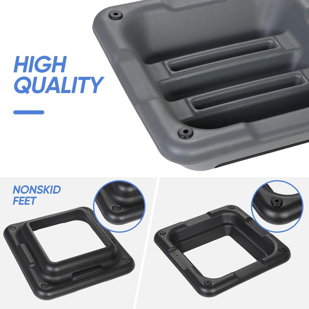 16" Adjustable Aerobic Stepper Exercise Workout Step Platform with 4 Risers