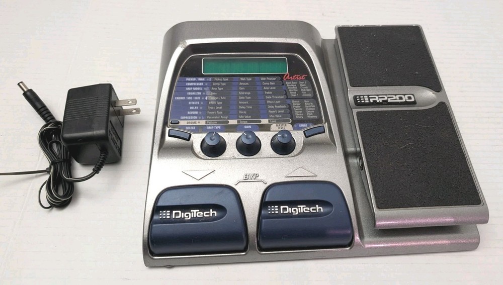 Digitech RP-200 Modeling Multi-Effects Guitar Pedal With Adapter