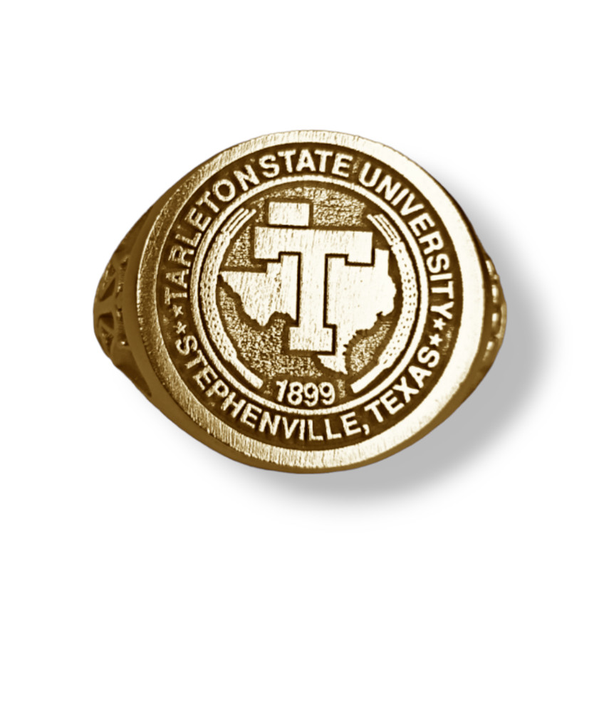 Tarleton State University Class Ring 2023 – Gold Finish Graduation Ring, Stephen
