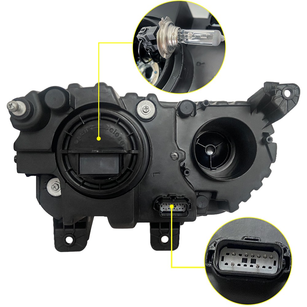 Projector Headlight For 2015-23 Dodge Challenger Halogen Head lamp Left or Right