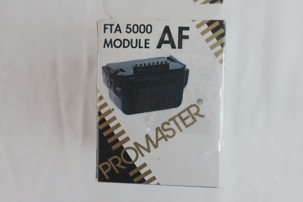 Promaster FTD 5000 Flash + FTA 5000 AF Module TTL Shoe Mount Tested