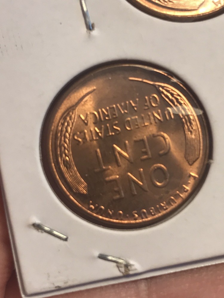 1958 Wheat Penny X3