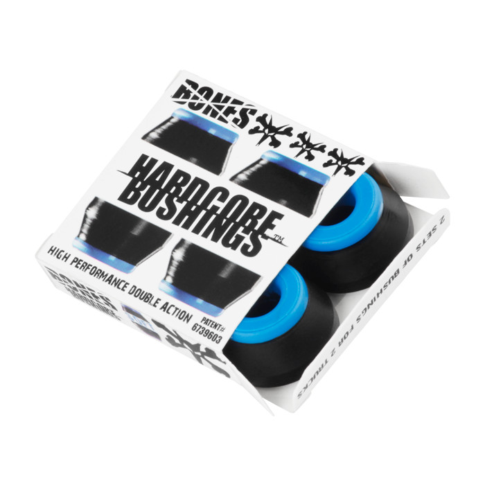 Bones Hardcore Bushings - Soft Black/Blue