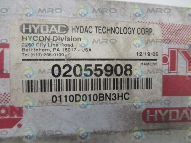 HYDRAC 02055908 FILTER ELEMENT NSMP