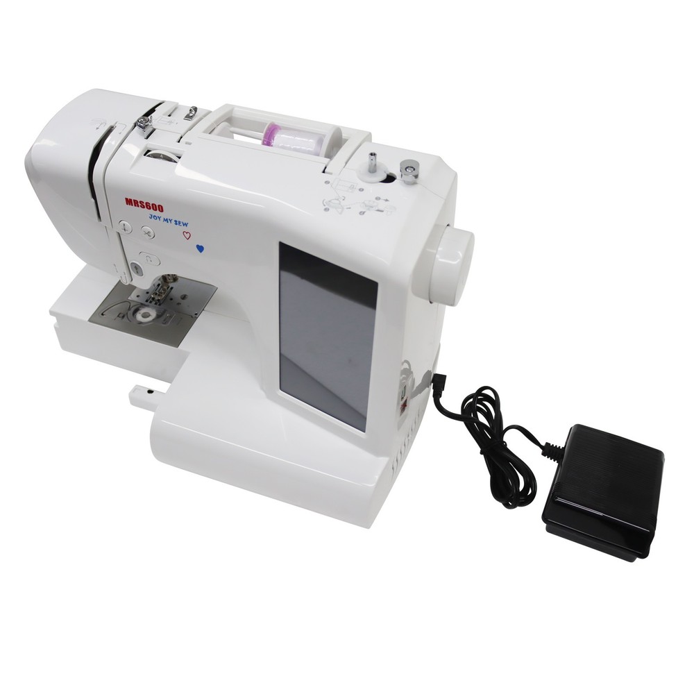 Small Household Automatic Embroidery Sewing Machine with Display Screen