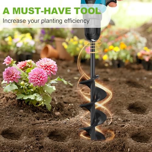Garden Auger Drill Bit for Planting Bulbs