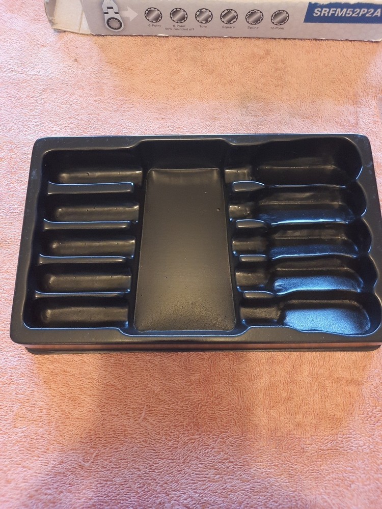 Matco Tools 5 Piece Flex Head Ratchet Wrench Storage Tray Only