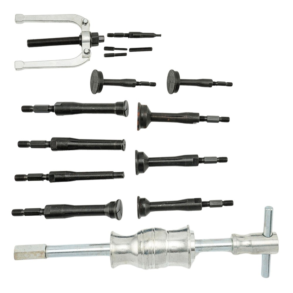 Inner Bearing Blind Hole Remover Extractor Puller Set Pilot w/ Slide Hammer 16pc