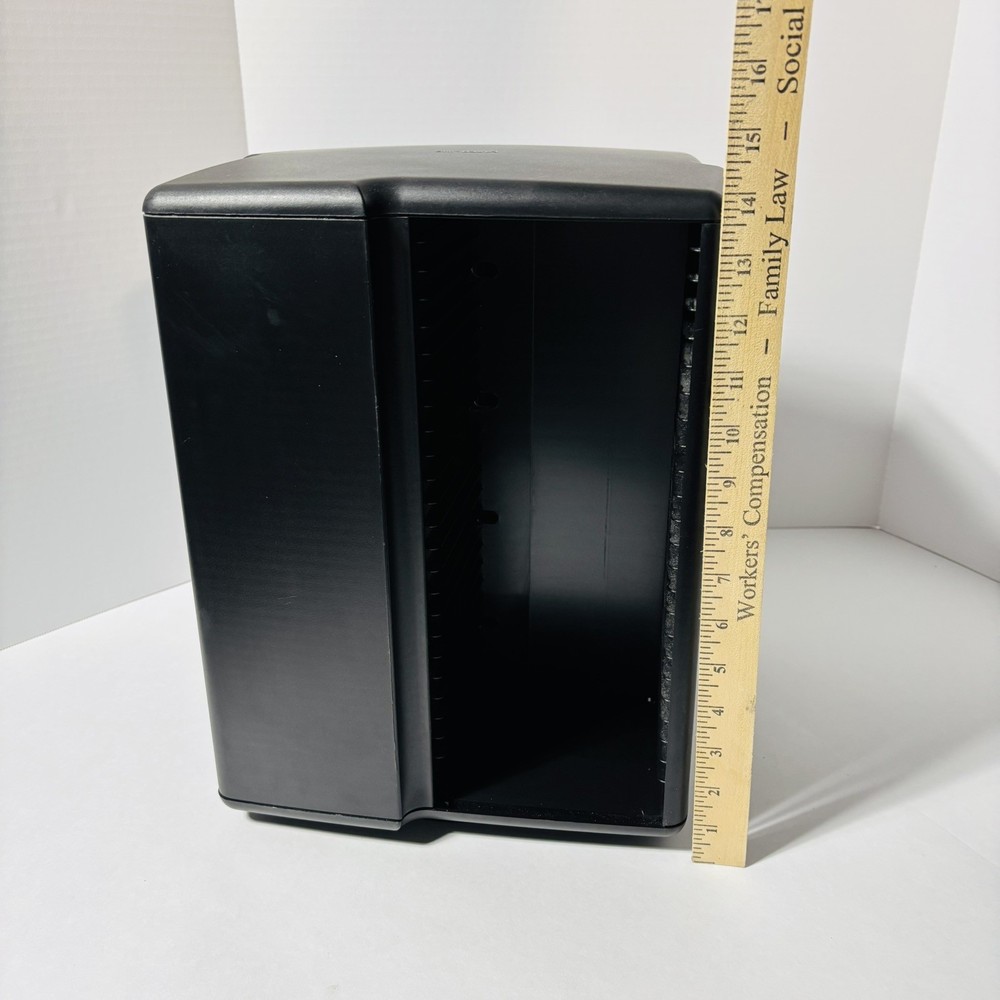 Laserline 100 CD Rotary Carousel Storage Holder Rack Spinning Tower Case