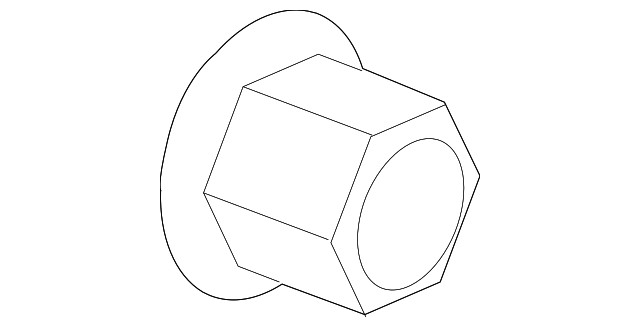 Genuine Nissan Axle Nut 40262-4GA0D