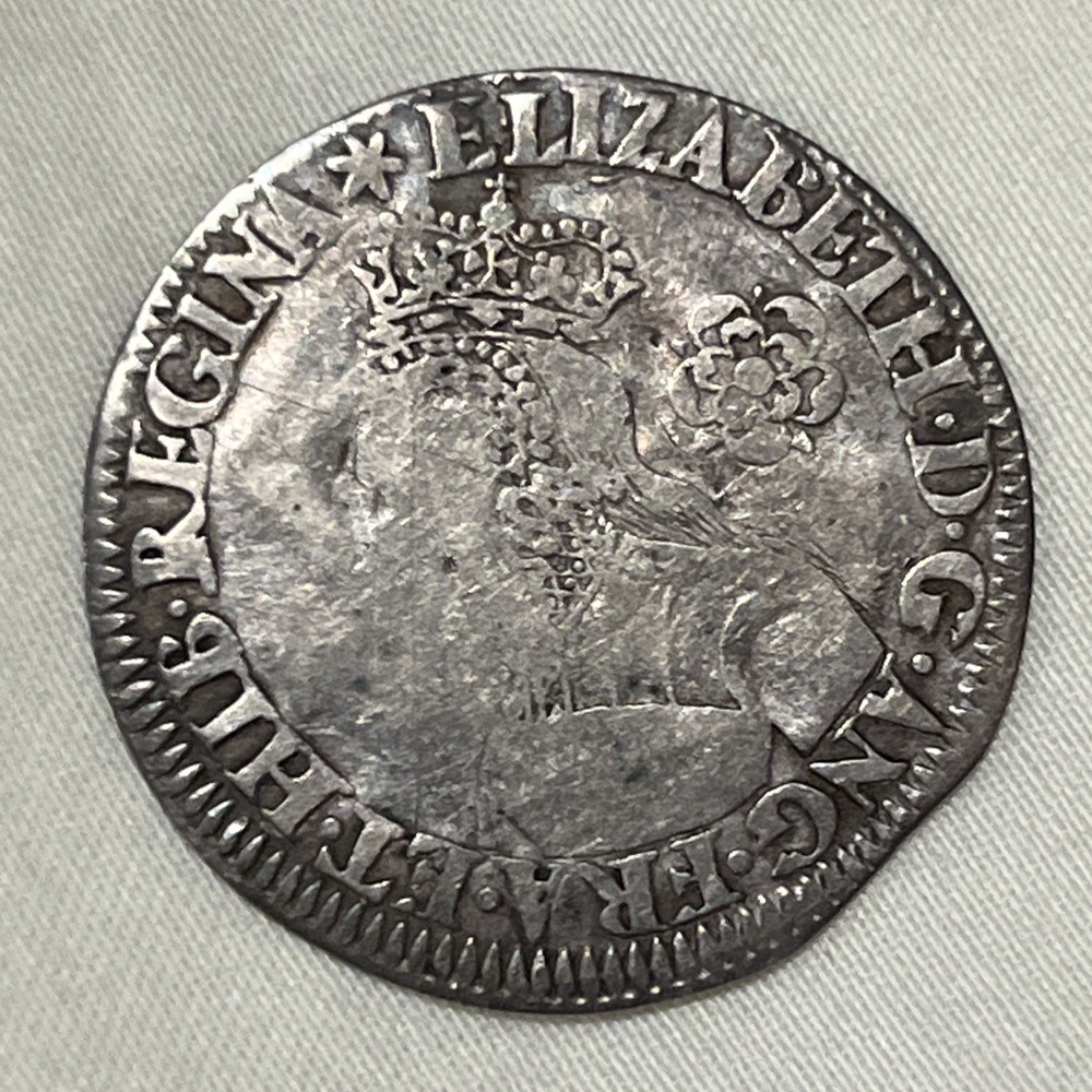Great Britain - 1562 Silver Sixpence  - Queen Elizabeth