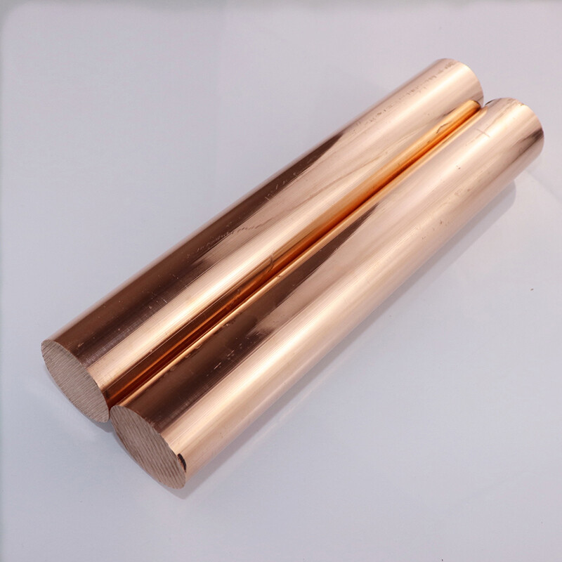Copper Round Rod Solid Bar Length 100mm-300mm Dia 12mm-50mm Multiple Sizes