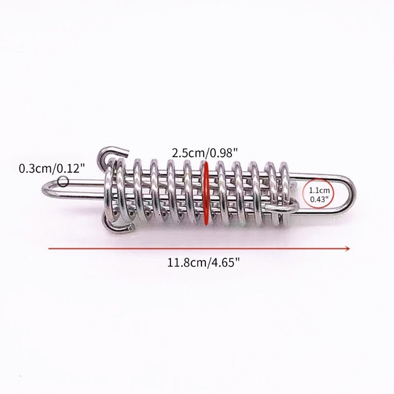 Docking Mooring Spring Shock Spring Antioxidation for Chains Ropes Camping Tents
