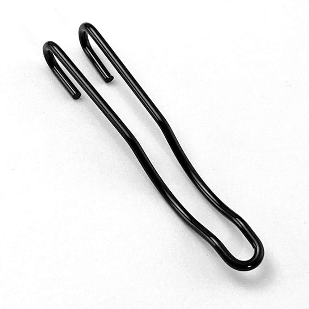 1-4PCS Replacement Black Silver Deep Carry Wire Pocket Clip For Spyderco US