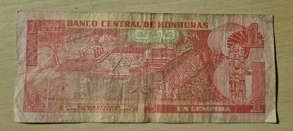 2012 Honduras 1 Lempira Note