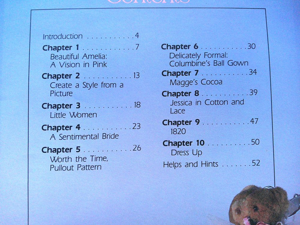 Custom Dressing Lady Dolls instruction & pattern for clothes Helen Hansen
