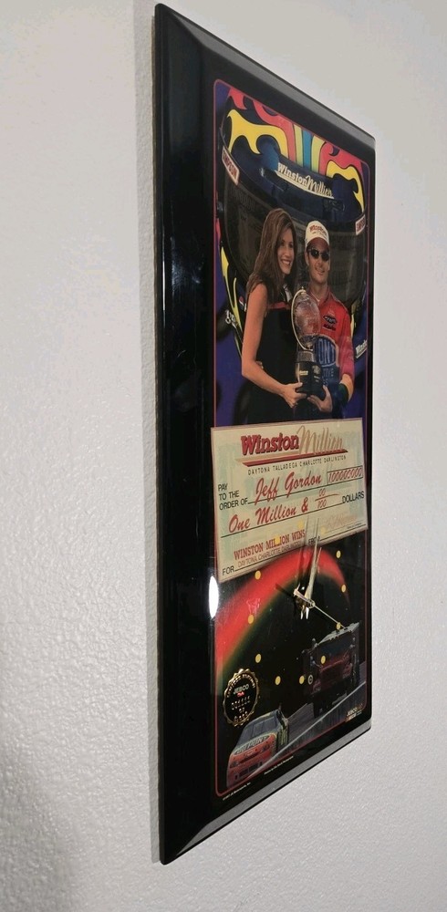 Jeff Gordon Wall Clock Jebco Winston Cup Million