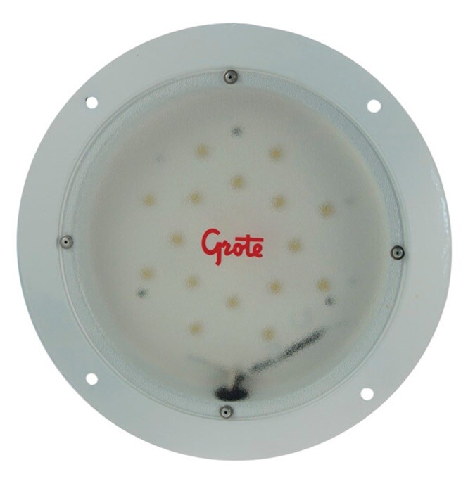 Grote 61811 Interior, Clear, LED, 7" Round