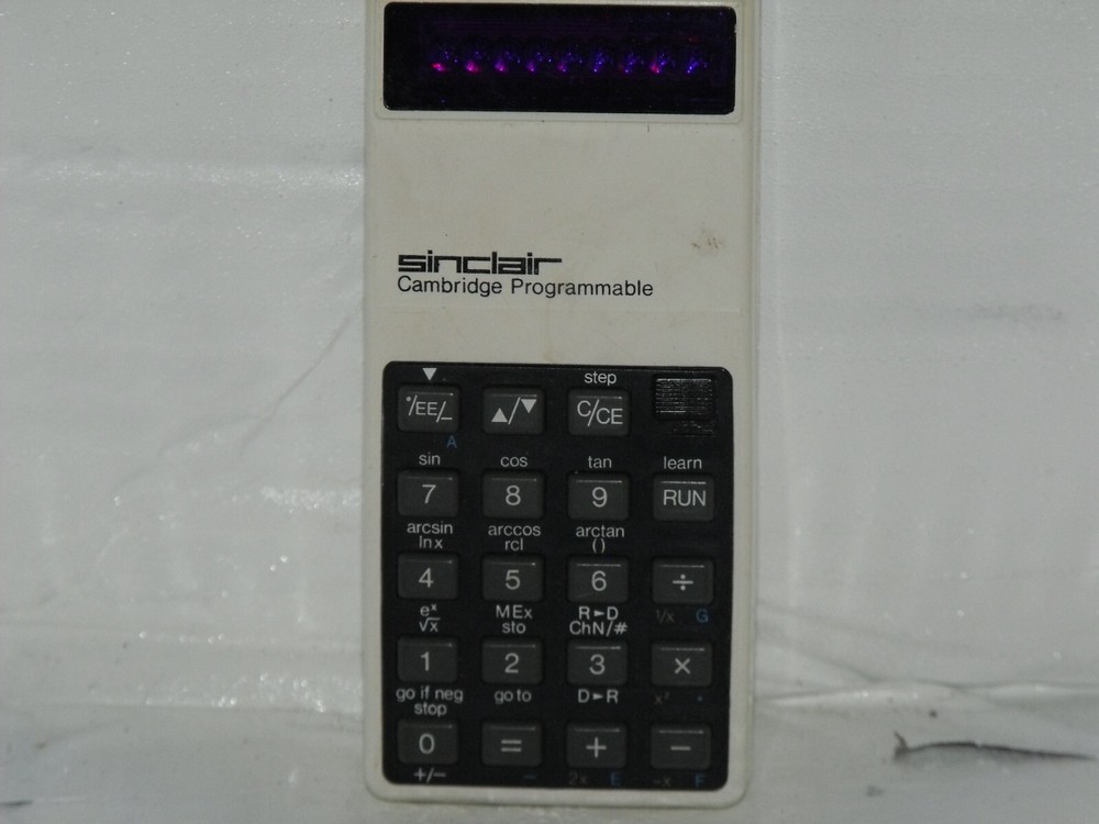 Sinclair Cambridge Programmable Calculator