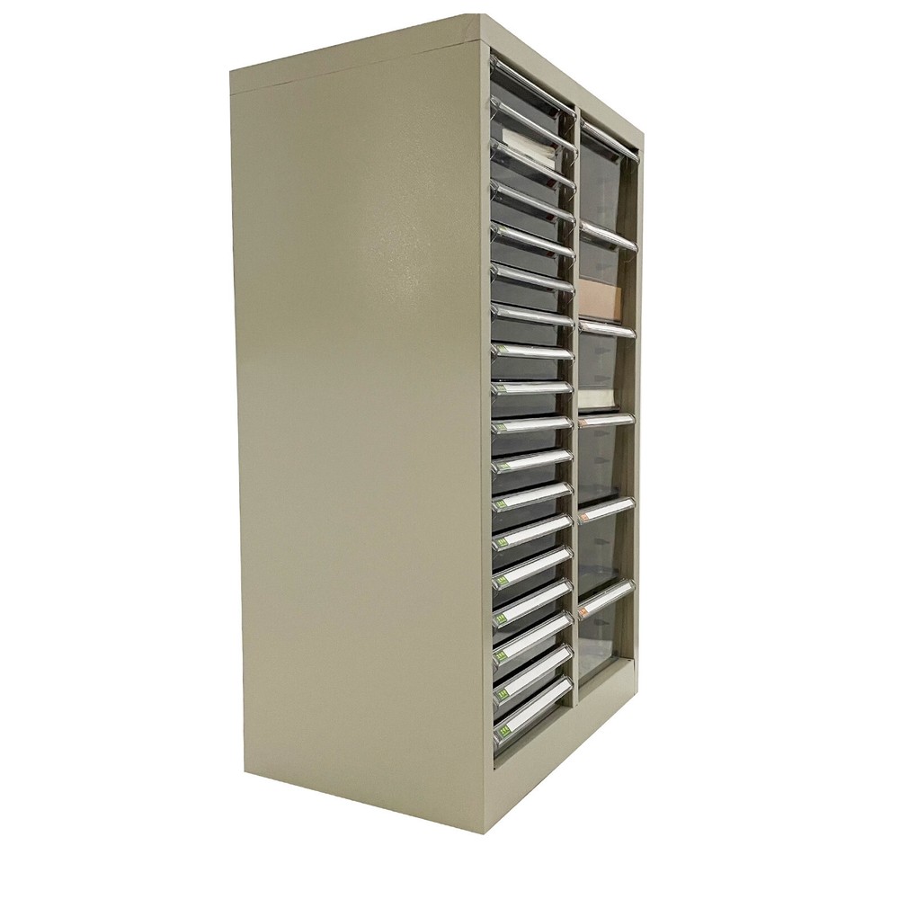 24 Drawer Filing Cabinet Office Document Paper Storage File Container