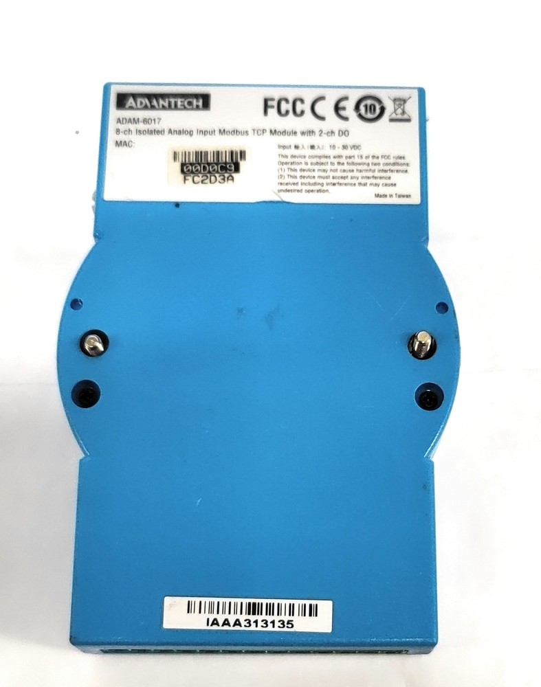 Advantech ADAM-6017 8-CH Data Acquisition Module Isolated Analog Input