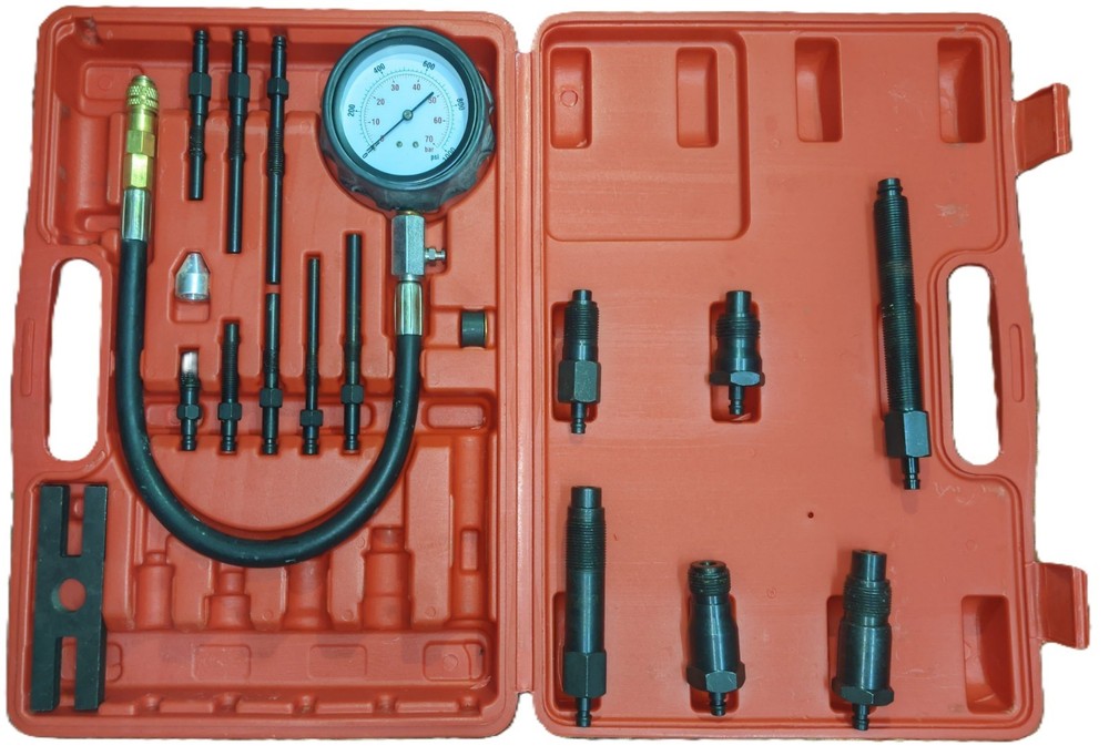 (TU-15) Engine Compression Gauge Tester Cylinder Pressure Test Tool Kit