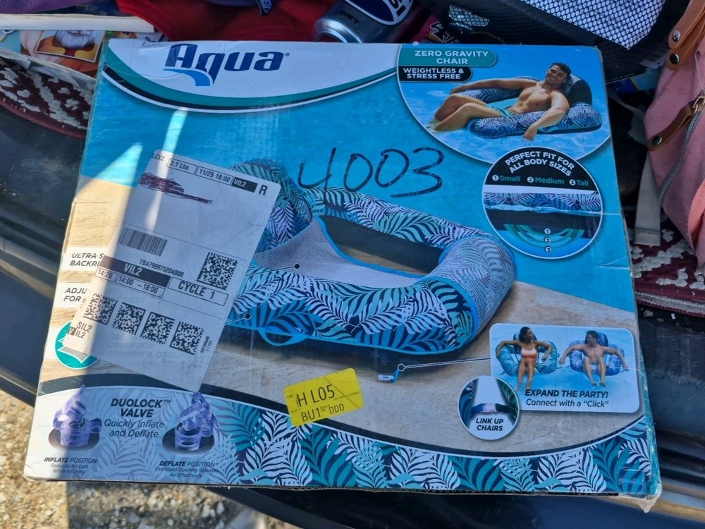 Aqua Pool Chair Float for Adults – Zero Gravity Pool Floats – Multip